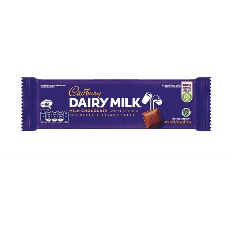 

Cadbury Dairy Milk 62gr