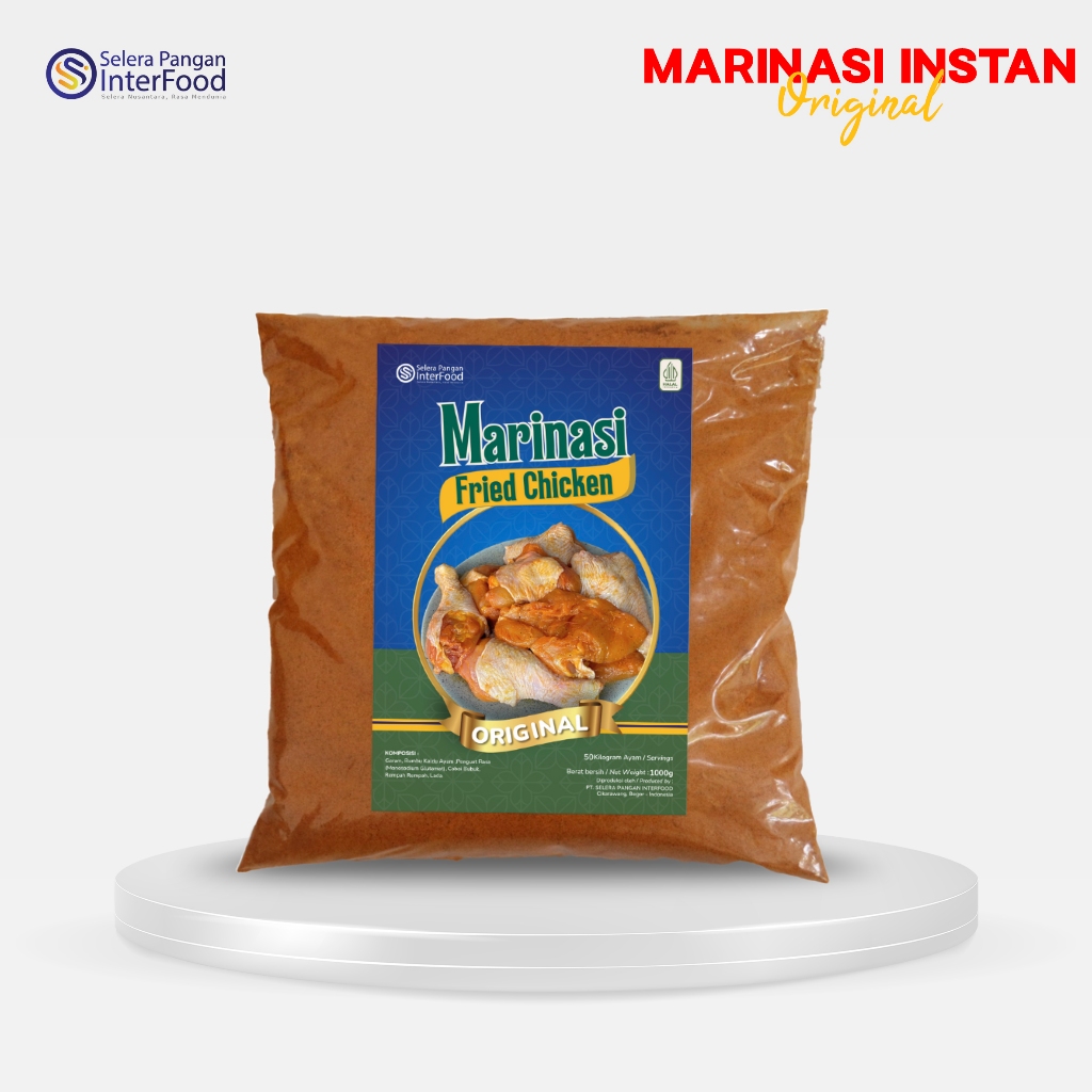 

Selera Pangan Interfood Bumbu Marinasi Fried Chicken Original 1kg