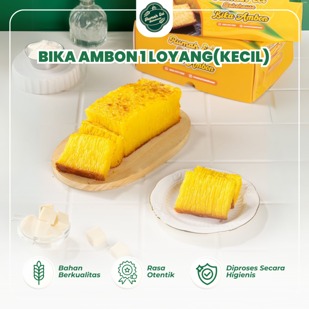 

Bika Ambon Rasa Original Homemade Bakery Rumah Eci Bakehouse