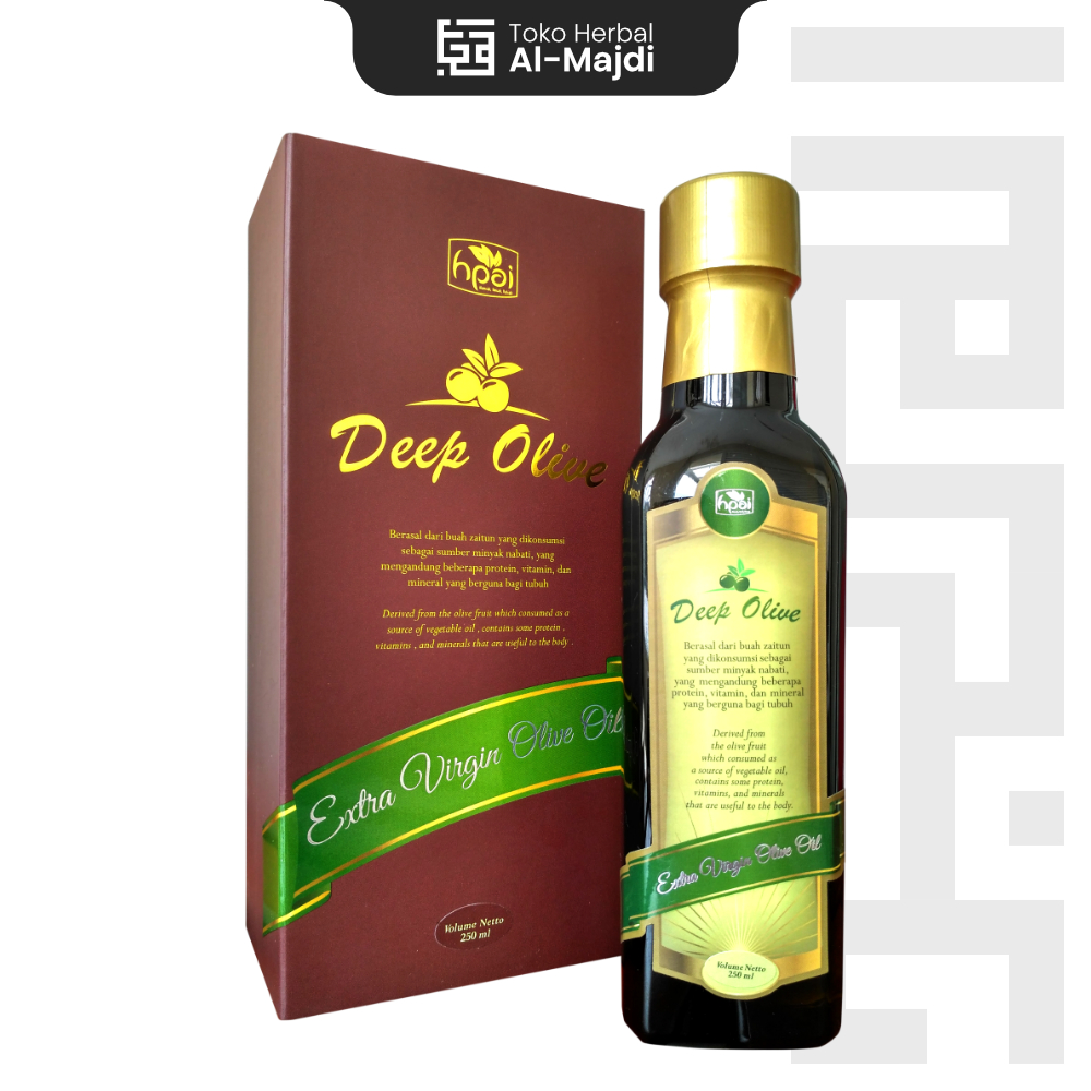 

minyak zaitun DEEP OLIVE HNI HPAI Extra oil Virgin 100%
