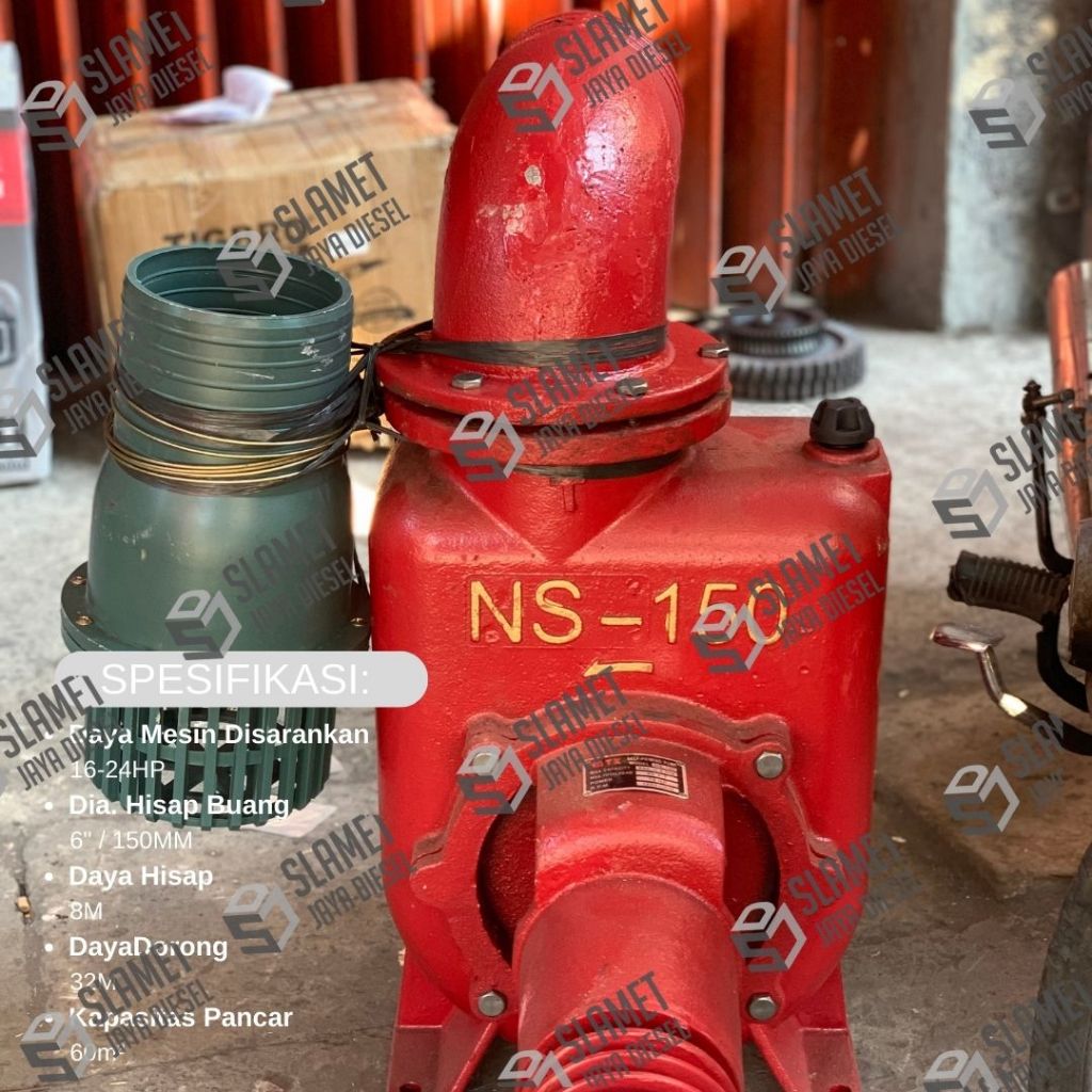 Mesin Pompa Irigasi Tipe NS150 – 6 Inch
