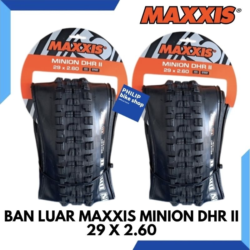 Ban Luar Sepeda Maxxis Minion DHR II 29 X 2.60 Tubeless Ready
