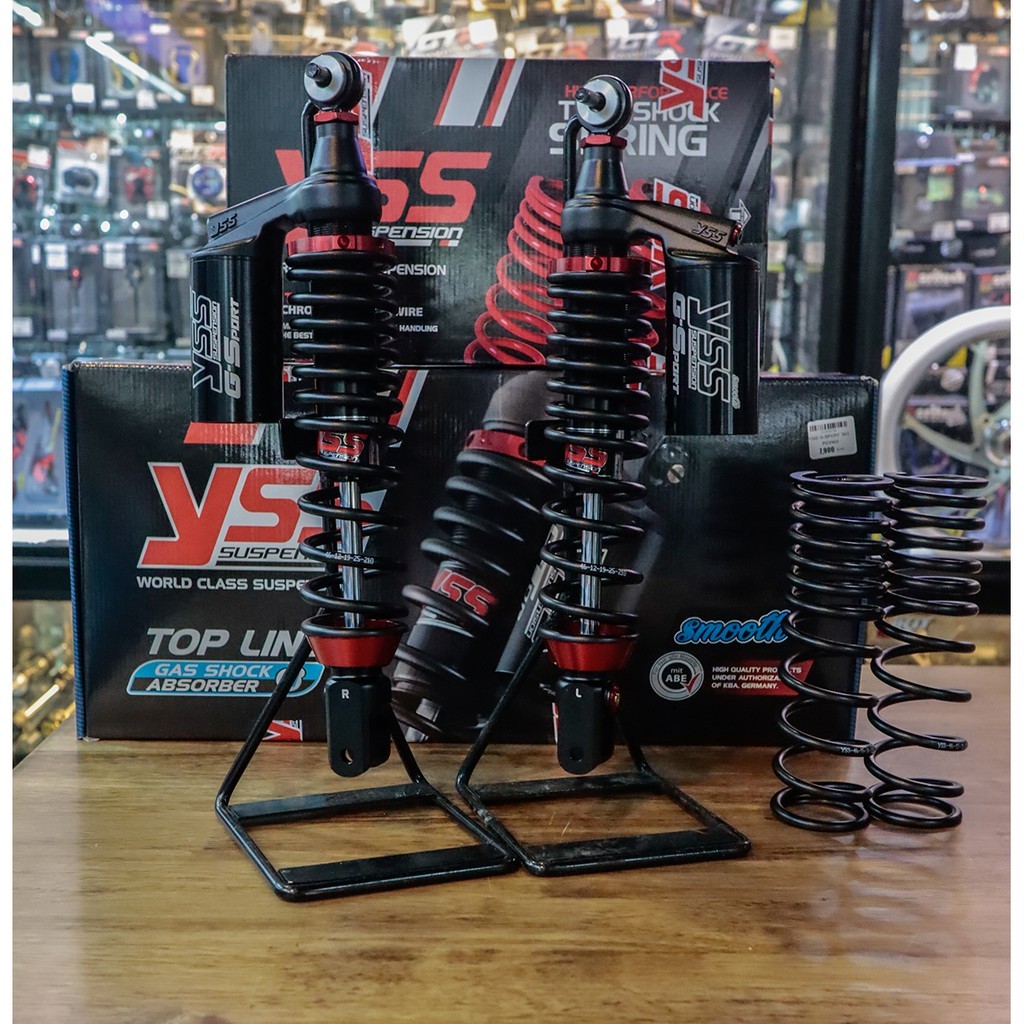 Shockbreaker PCX 160 New YSS Hitam G-SPORT TG302 Tabung Ukuran 350