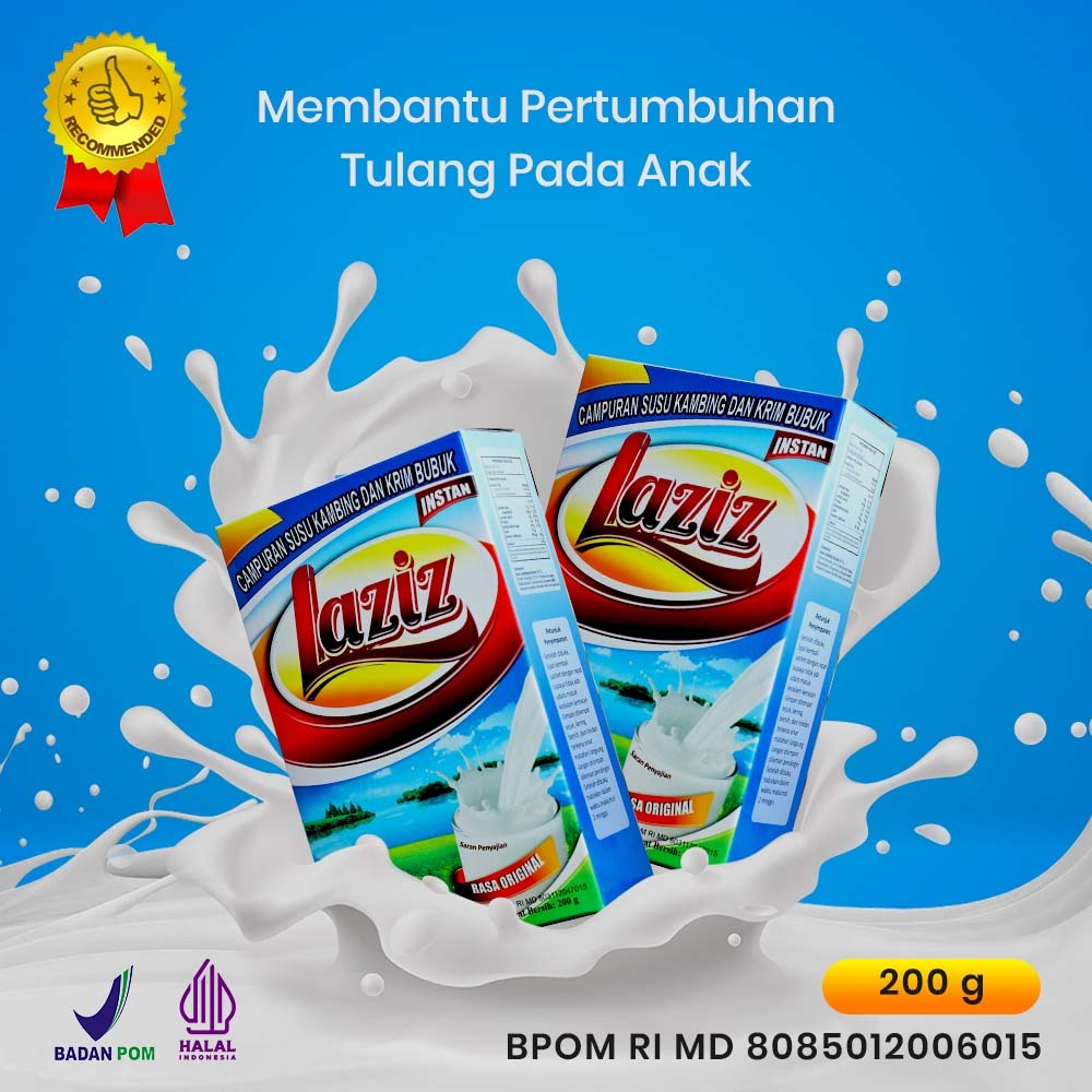 

SUSU KAMBING ETTAWA LAZIZ DARUSYIFA Susu Kambing Ettawa Laziz 200 gram