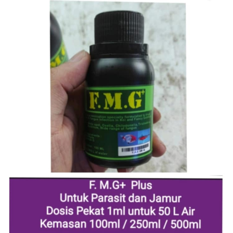 FMG+ 100Ml Obat Parasit dan Jamur Ikan.