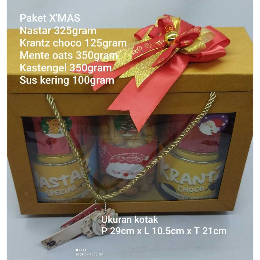 

Paket XMAS - Hampers Parcel Bingkisan Natal Kue Kering Nastar