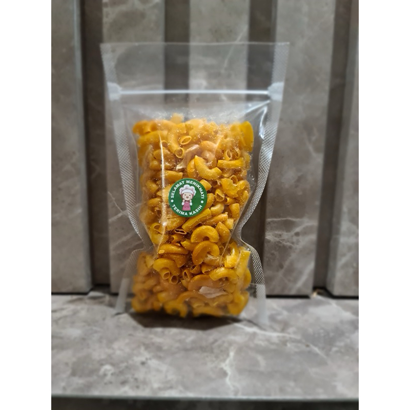 

MAKARONI CIKRUH KRIUK RASA BAWANG ASLI TASIK 10gr, 100gr, 250gr