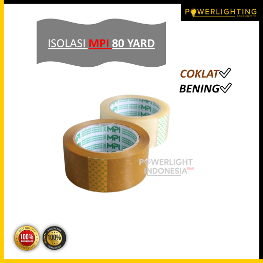 

Lakban MPI Panjang 90Y Coklat / Bening