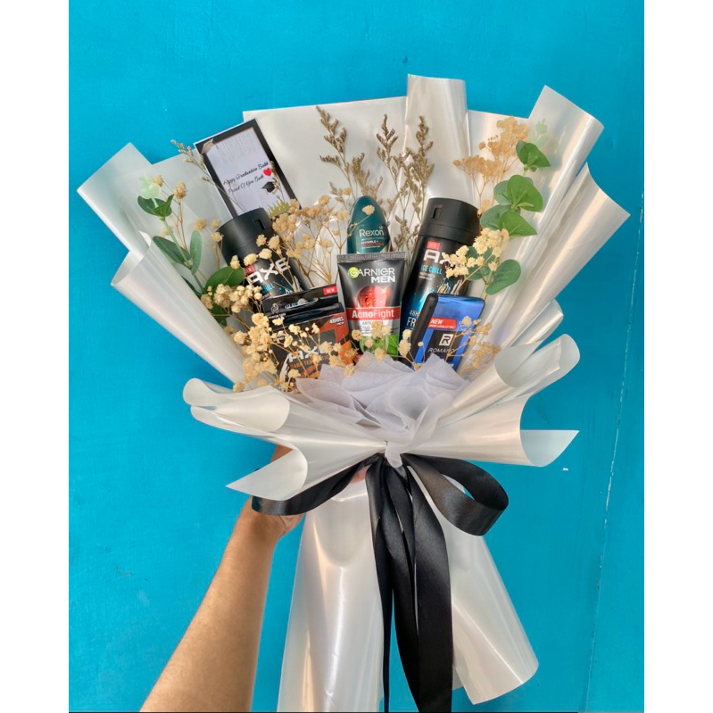 READY BUKET SKINCARE / BUKET BUAT COWOK / BUKET BUNGA