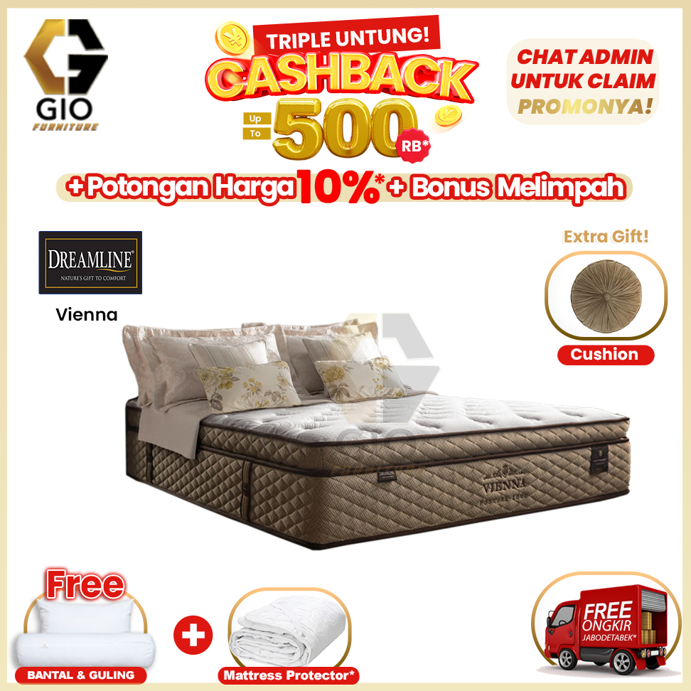 Dreamline Hanya Kasur Spring Bed Vienna (Mattress Only)