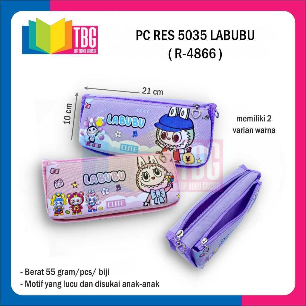 

1 PCS PENCIL CASE RESLETING 5035 LABUBU KOTAK PENSIL KARAKTER / TEMPAT PENSIL / PENSIL CASE LUCU (R-4866)