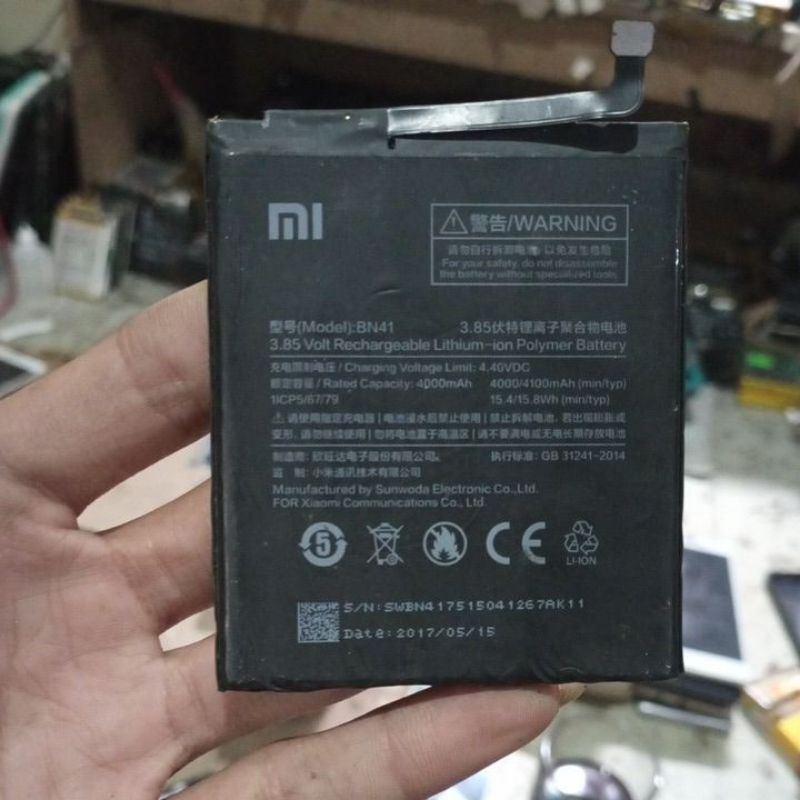 BATRE BATERAI REDMI NOTE 4 MTX BN41 ORY COPOTAN LOKAL DAN DOBEL POWER