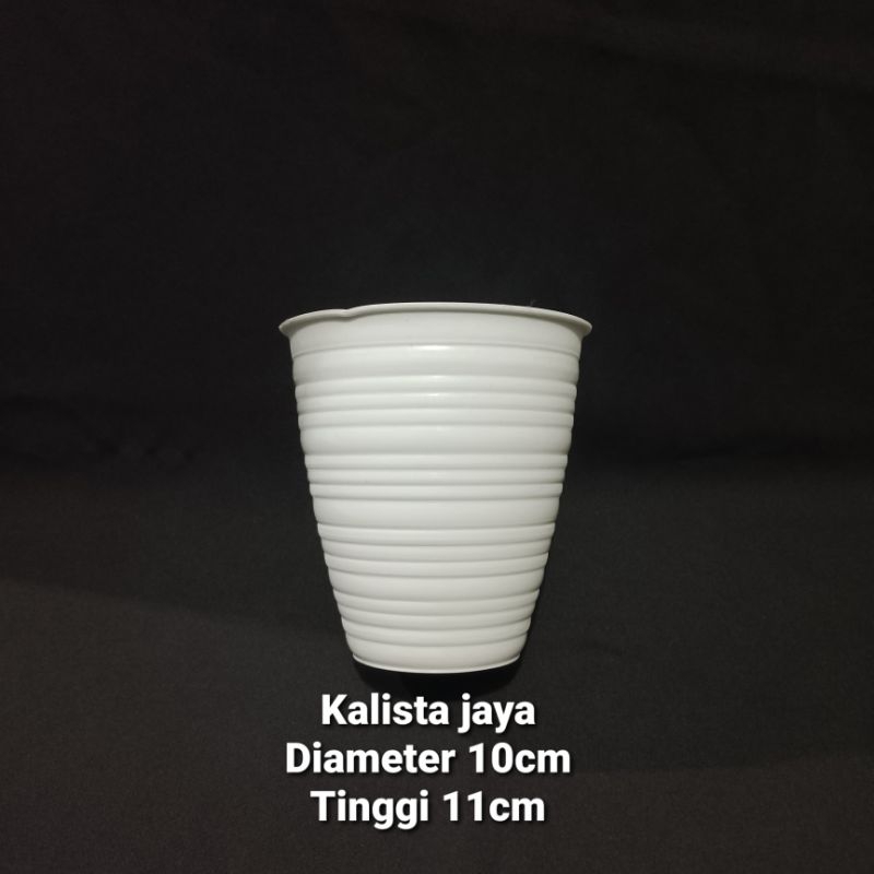 POT TANAMAN BUNGA POT PLASTIK GUCI 101 POT TAWON DIAMETER 10CM
