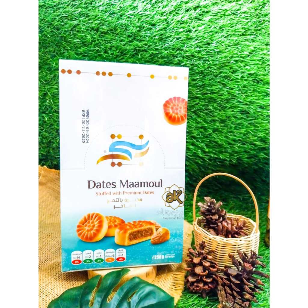 

BISKUIT MAAMOUL /PIE MAMOUL MAAMOUL DATES BENTTE PIE KURMA 1 box isi 12 pc 250 gr halal