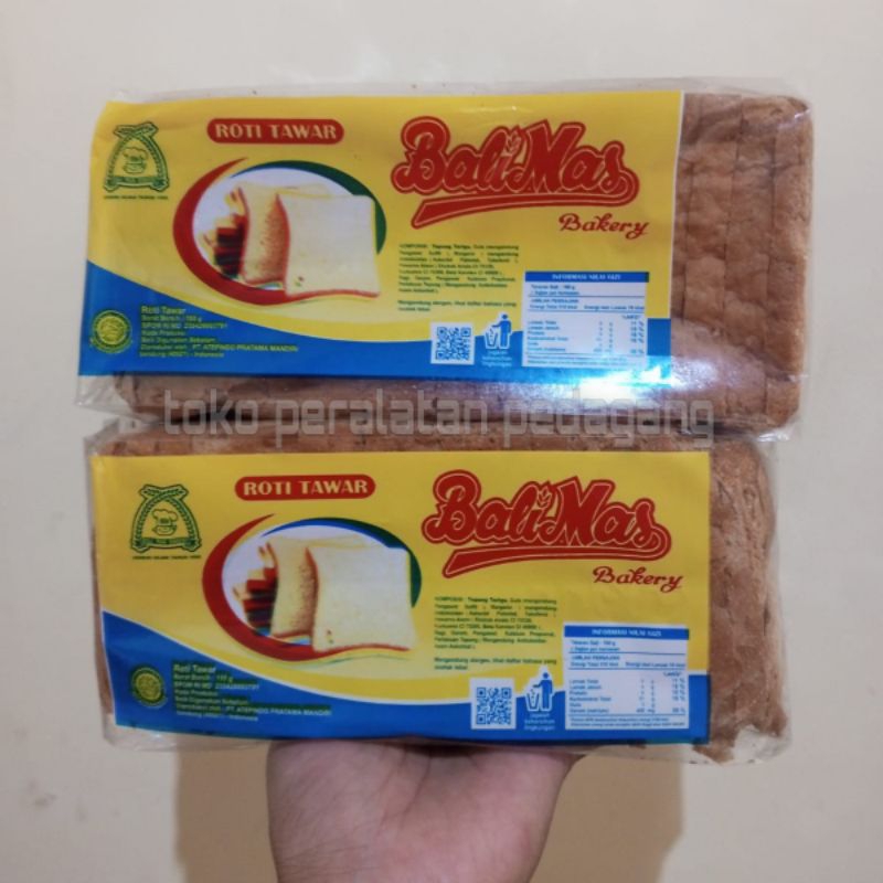 

ROTI TAWAR BALIMAS BARU DAN SEGAR ISI 20 LEMBAR (20X9X7 CM)