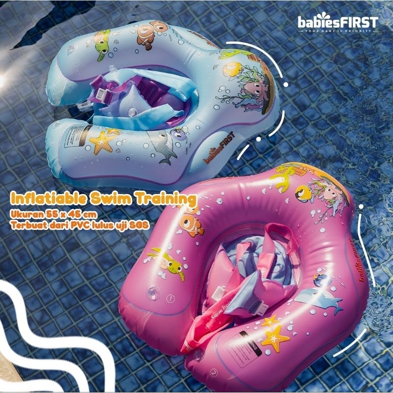 Ban Renang Pelampung - BABIESFIRST Inflatable Swim Training