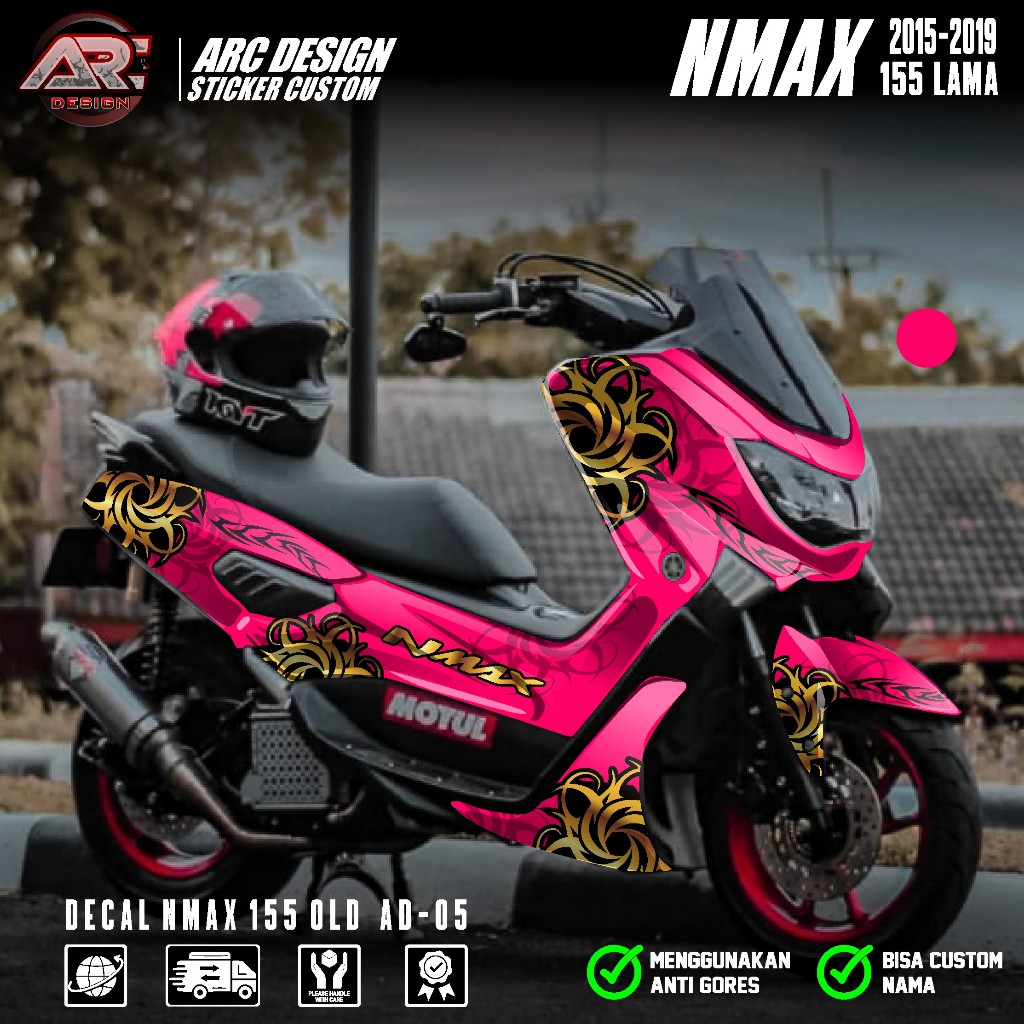 (PROMO COD) TERBARU Decal Sticker Yamaha Nmax 155 Old Full body - Stiker Skotlet Variasi Modifikasi 