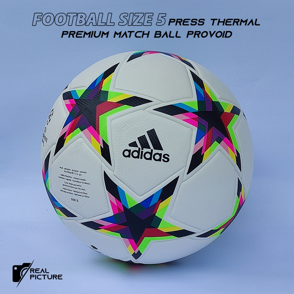 ADIDAS Bola Sepak Size 5 PROVOID Asli Premium Bola Sepak Ori Press TSBE Import