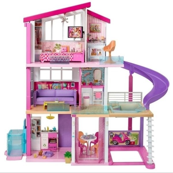 Barbie Dreamhouse Dollhouse Rumah Barbie Dream House