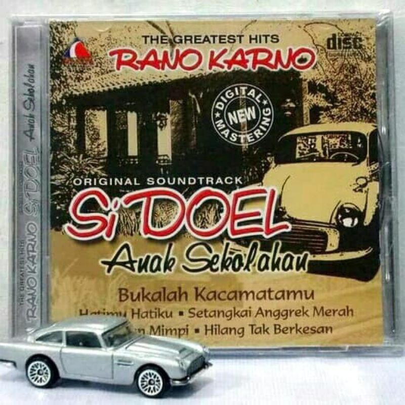 CD Rano Karno - ORIGINAL SOUNDTRACK Si Doel Anak Sekolahan Greatest Hits