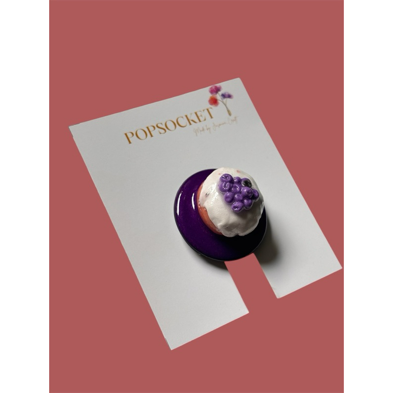 Popsocket Clay Resin|Popsocket Aestetik Lucu|Popsocket Transparan