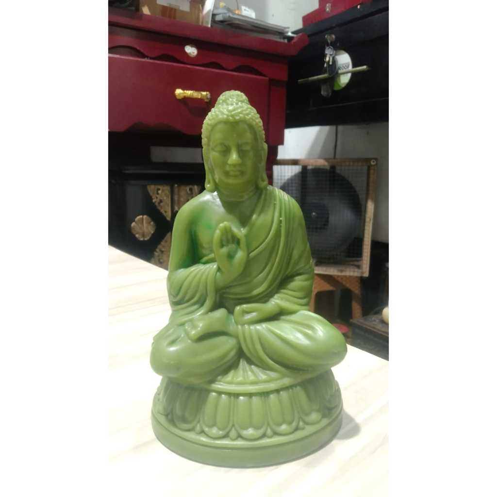 Patung Fiber Budha Gautama Kuno Jadul Antik