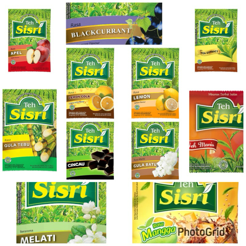 

TEH SISRI ALL VARIANT (harga per renceng)