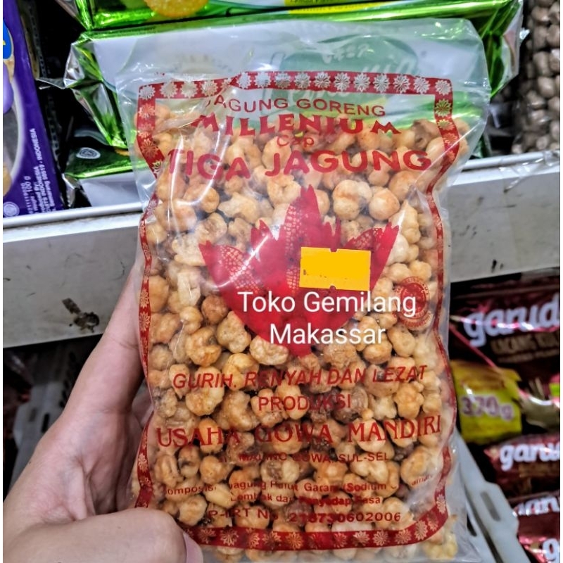 

Jagung Goreng Millenium Cap Tiga Jagung / Marning