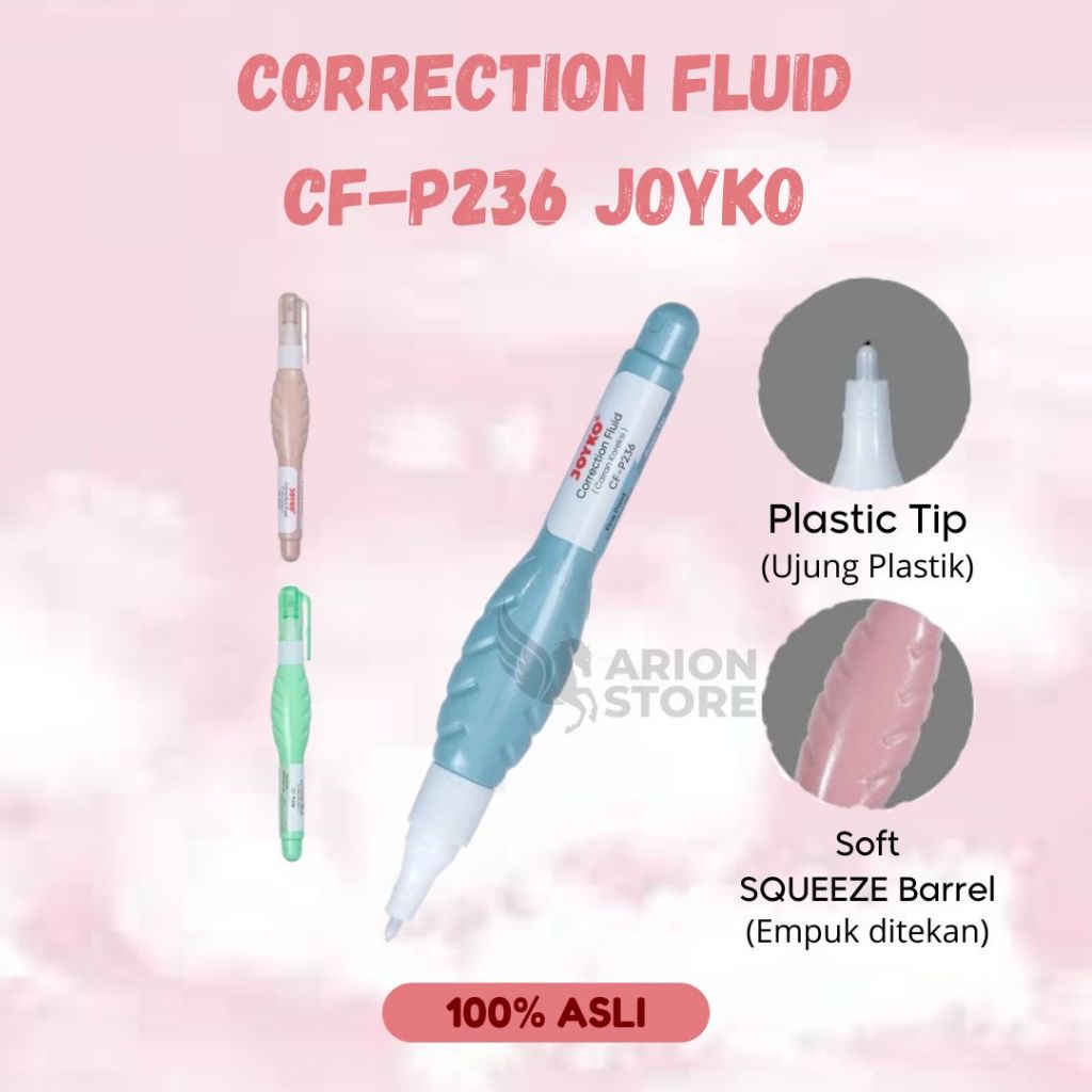 

[ARION STORE] Correction Fluid CF-P236 Pastel Joyko / Tip x cair CF-P236 Pastel Joyko [PCS]