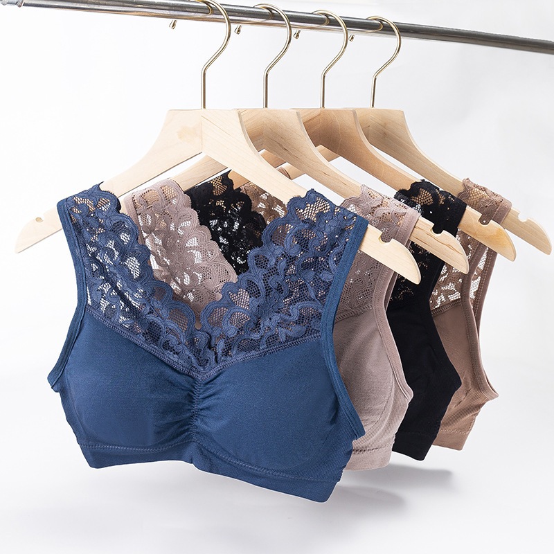 Bra renda model V bra senam bra gym sporty