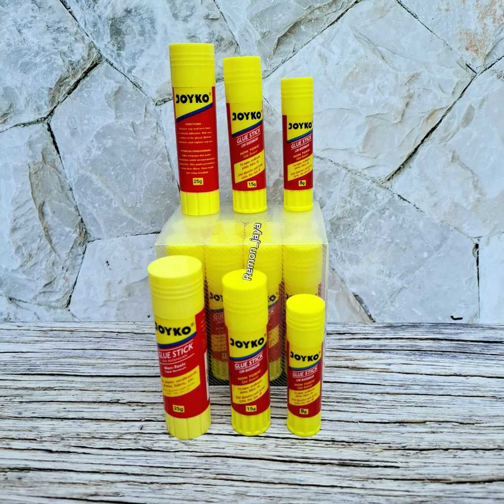 

ISI 12 PCS Glue Stick Lem Batang Joyko GS-09 8gr-15gr-25gr