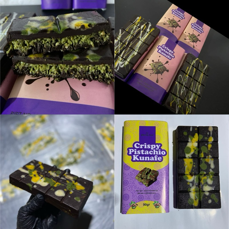 

Coklat dubai crispy pistachio kunafe