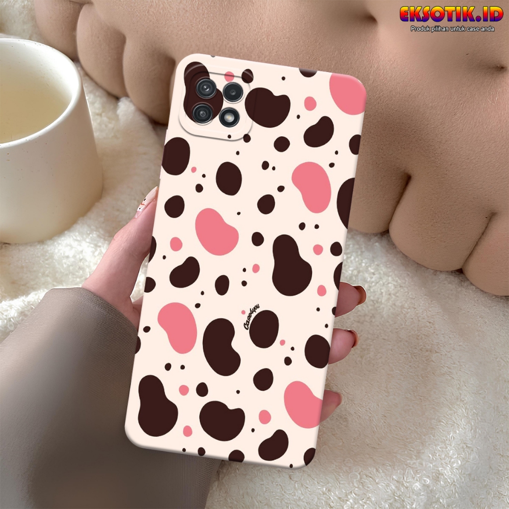 Case Samsung A22 5G - Casing Samsung A22 5G - Fashion Case - Silikon Samsung A22 5G  - Motif Keren D