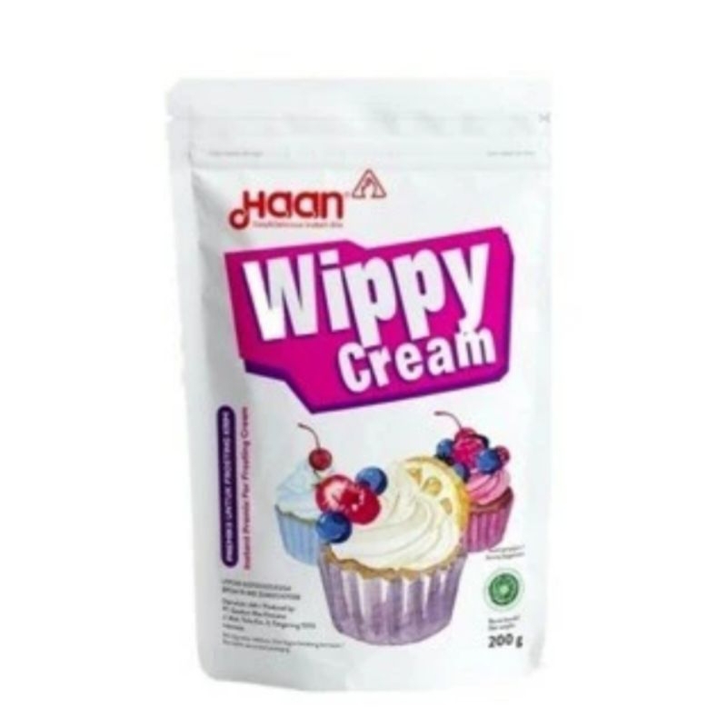 

Haan wippy whip cream 200gr