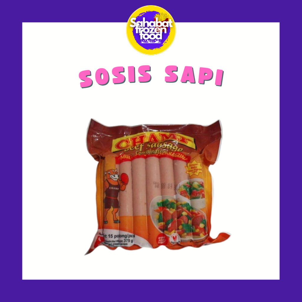 

Champ Beef Sausage / Sosis Sapi 375gr