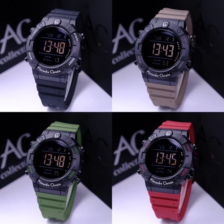 JAM PRIA ALEXANDRE CHRISTIE AC 9388 AC9388 DIGITAL BLACK RUBBER ORIGINAL