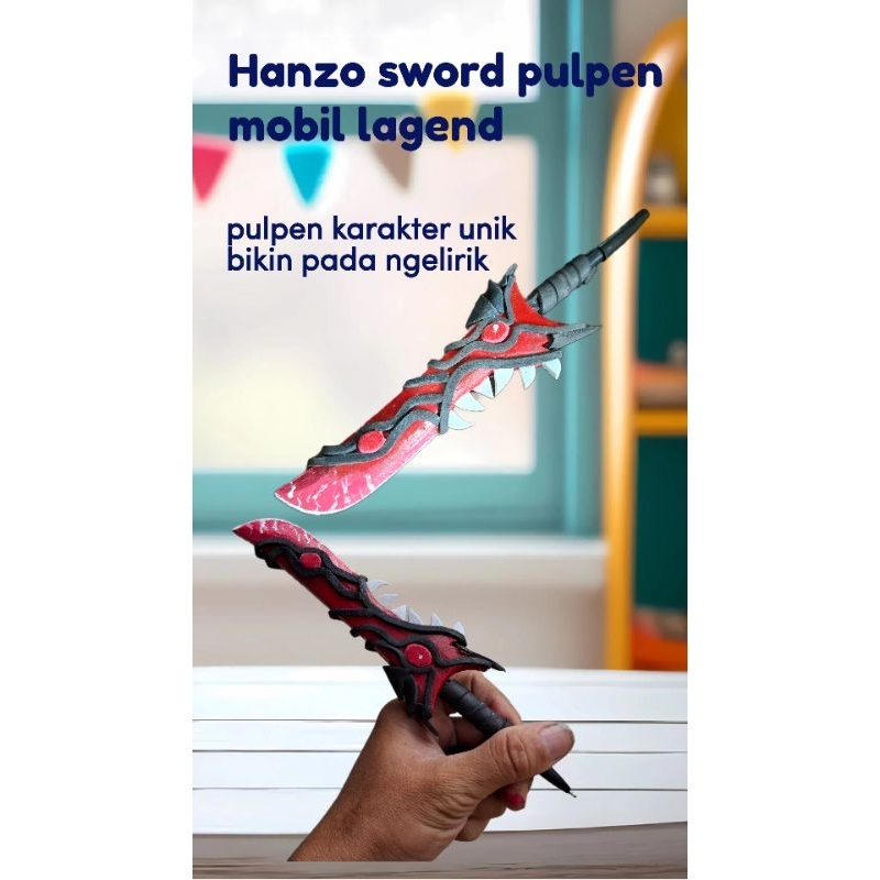 

pulpen mainan karakter pedang hanzo mobil lagend