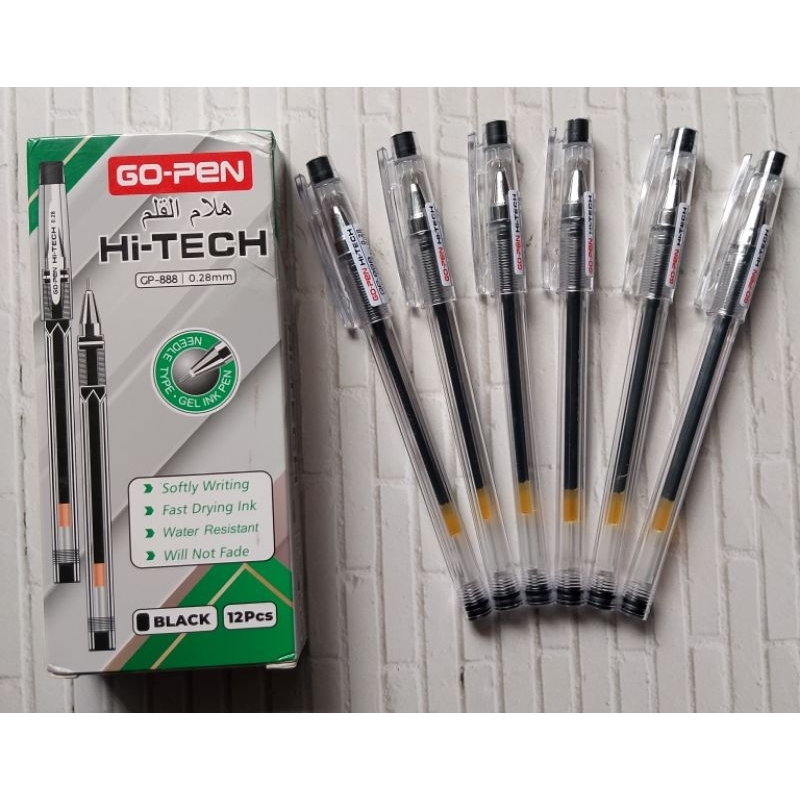 

(3PC) BOLPOIN HI-TECH GP-888 0.28 HITAM/ V-TRO