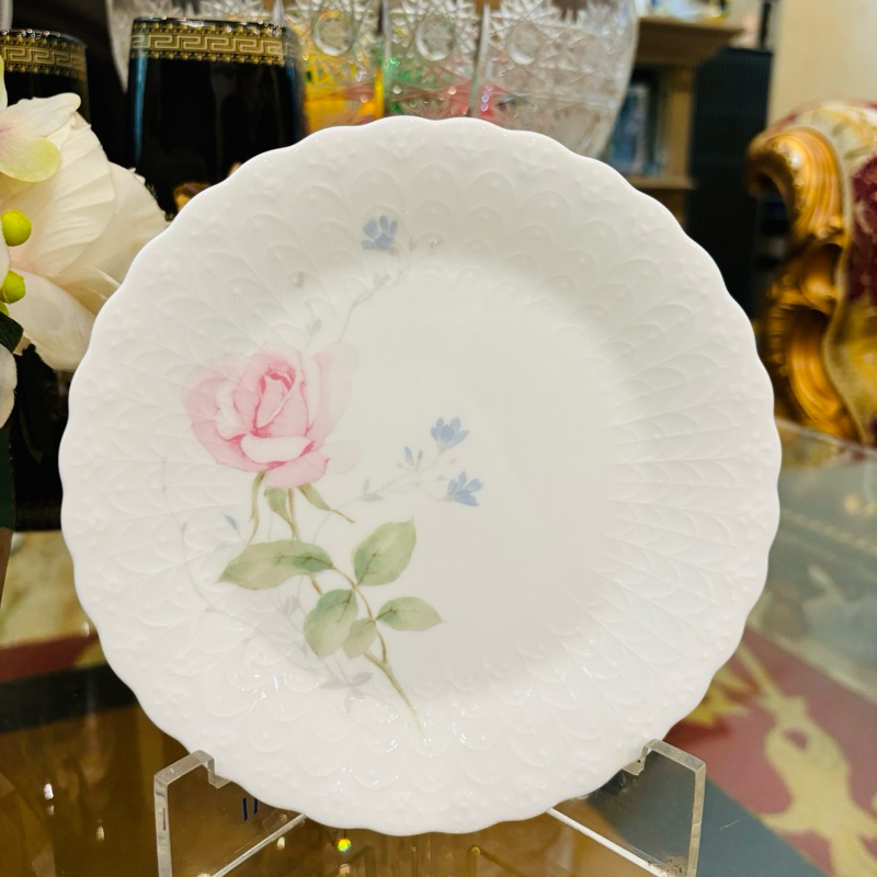 Piring Kue Narumi April Rose Mewah Cantik Plate Cake