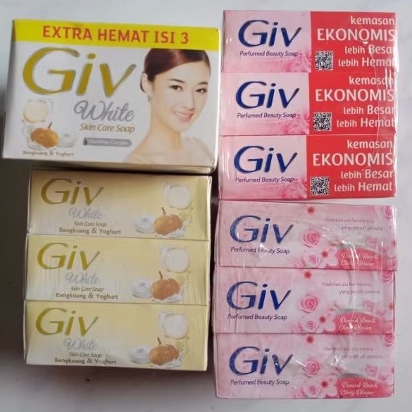 Giv Sabun Batang paket ukuran besar isi 3 100g
