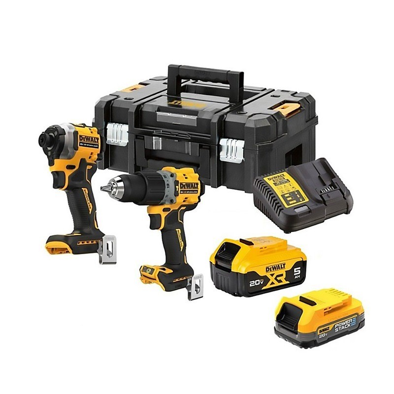 DEWALT 20V LI-ION BRUSHLESS ID HD DCF850 DCD805 COMBO KIT DCK2050P1E1T-B1
