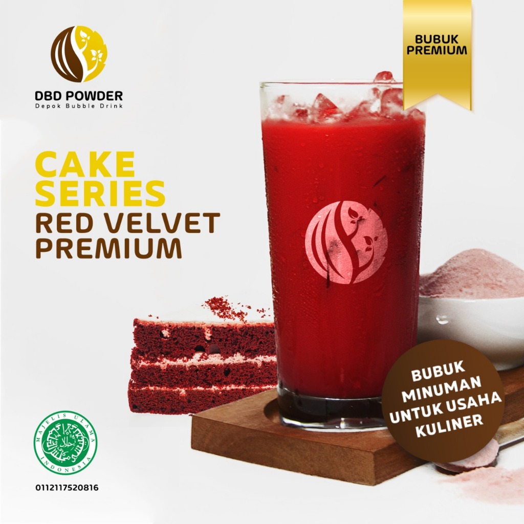 

Bubuk Minuman Premium Red Velvet - Powder Premium Red Velvet