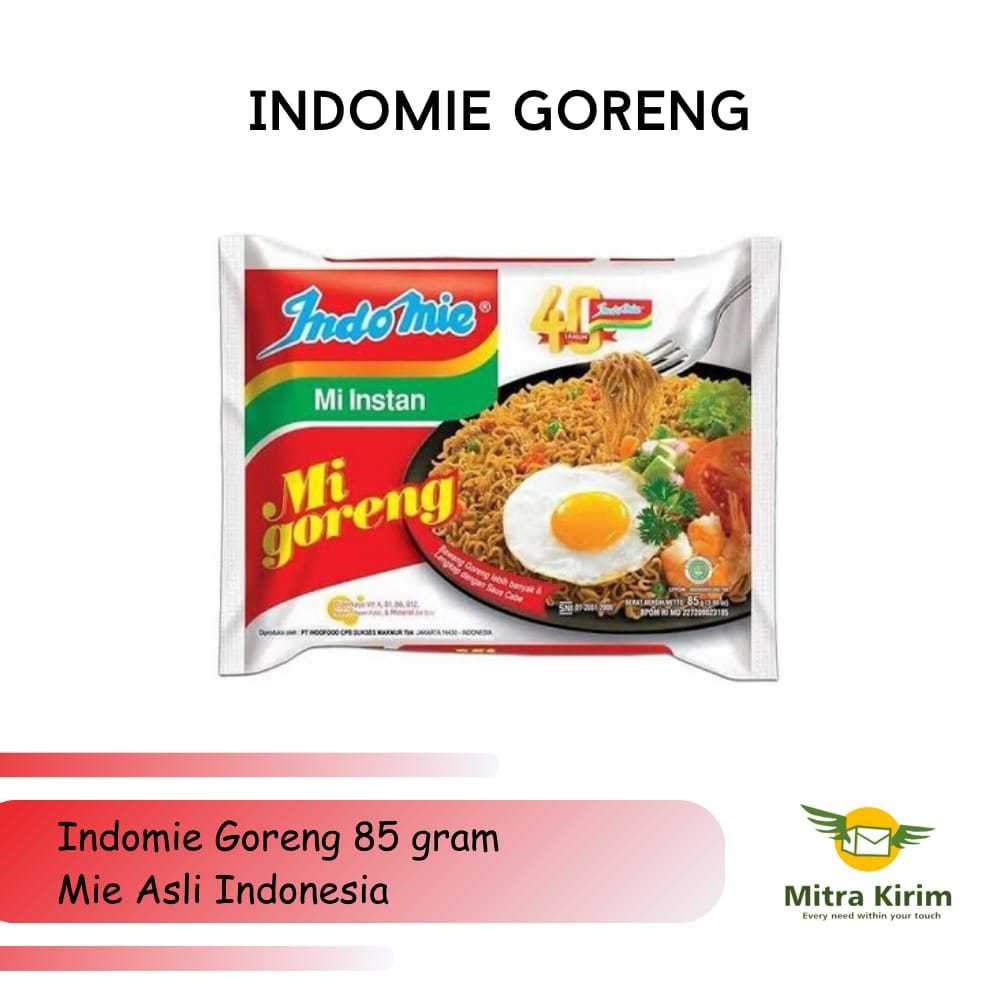 

Indomie Goreng 85Gr Mie Asli Indonesia