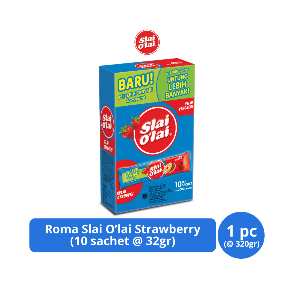 

Roma Slai O'lai Strawberry 10s @ 32gr