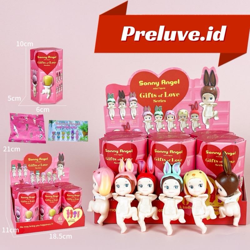 Promo 7.7 READY Sonny angel HIPPERS GIFT OF LOVE & HIPPERS DECORATIVE TEMPELAN HP