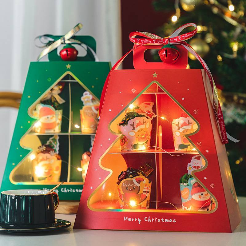 

HAMPER BOX KOTAK GIFT NATAL CHRISTMAS BENTUK POHON NATAL XMAS