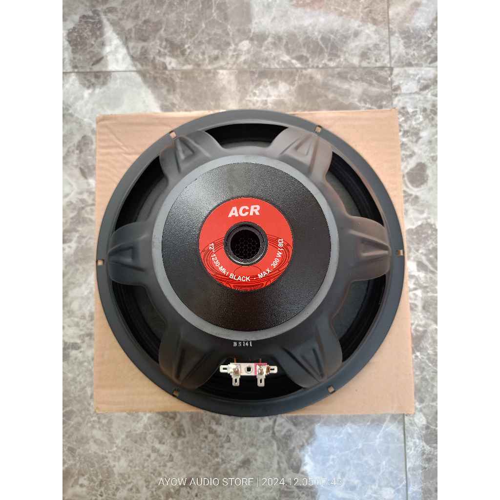 Speaker ACR 12in 1230 MK1 BLACK baru joss