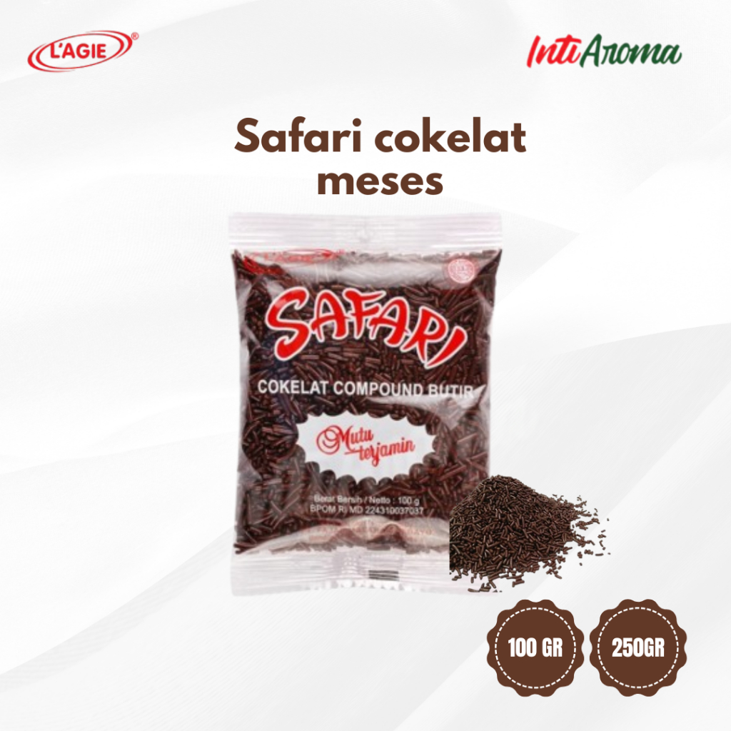 

Safari meses rasa cokelat topping donat