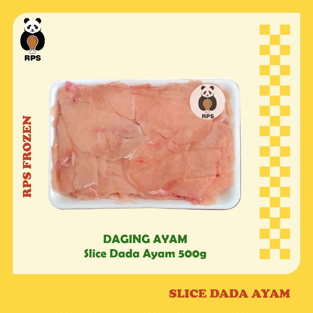 

Slice Dada Ayam/Fillet Dada Ayam 500gr, Yakiniku, Teriyaki, Bulgogi, Yoshinoya, ayam lada hitam, ayam krispi, ayam kalasan, ayam fillet