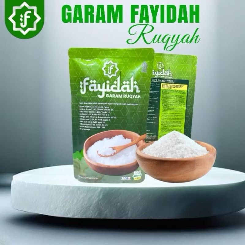 

Garam Ruqyah Fayidah 300 gram - Untuk Mandi Mengobati Penyakit Non Medis - Meruwat Rumah Tempat Usaha